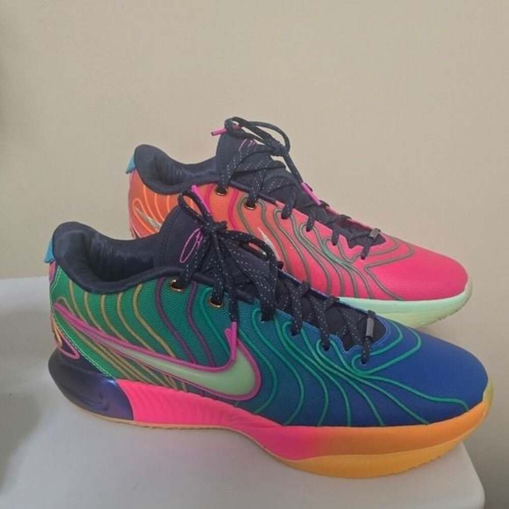 Nike LeBron 21 Optimism All-Star Mens Multi-Colored Basketball Shoes hf5353-400